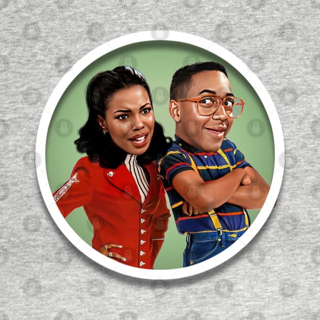 Steve Urkel and Laura Winslow by Zbornak Designs